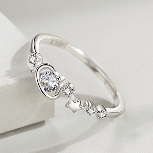 "FANCY" Sterling Silber Ring