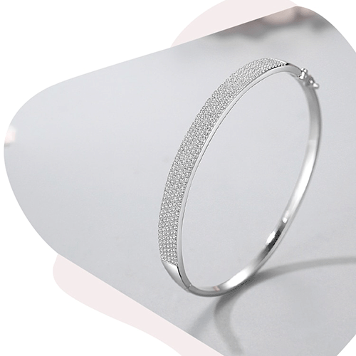 "SHINE" Sterling Silber Armreif