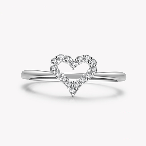 "CLEAR LOVE" Sterling Silber Ring