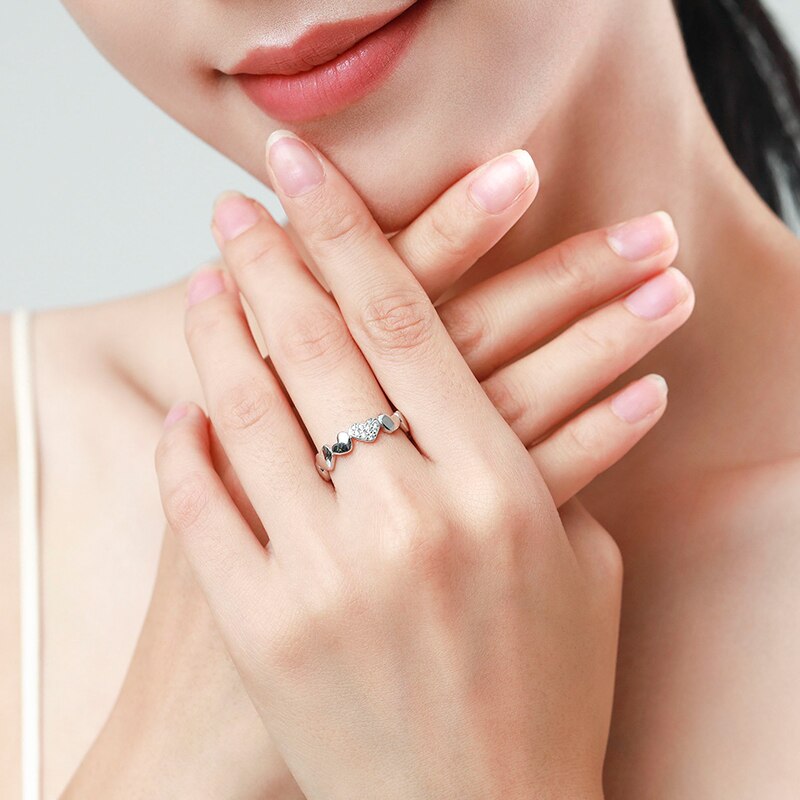 "LOVELY" Sterling Silber Ring