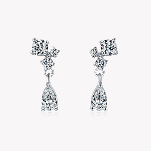 "SHINY DROPS" Sterling Silber Ohrringe