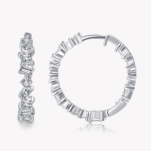 "DIAMOND" Sterling Silber Ohrringe